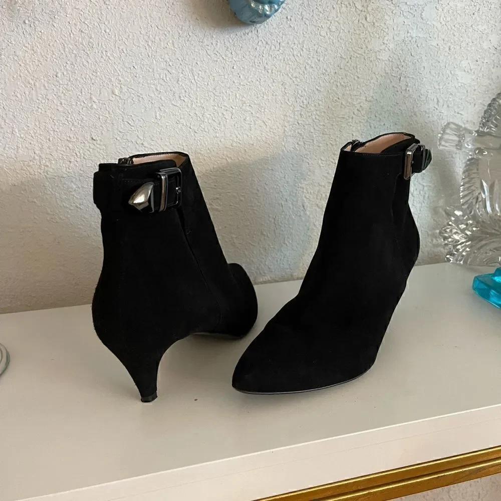 AQUATALIA made in Italy suede leather booties size 8